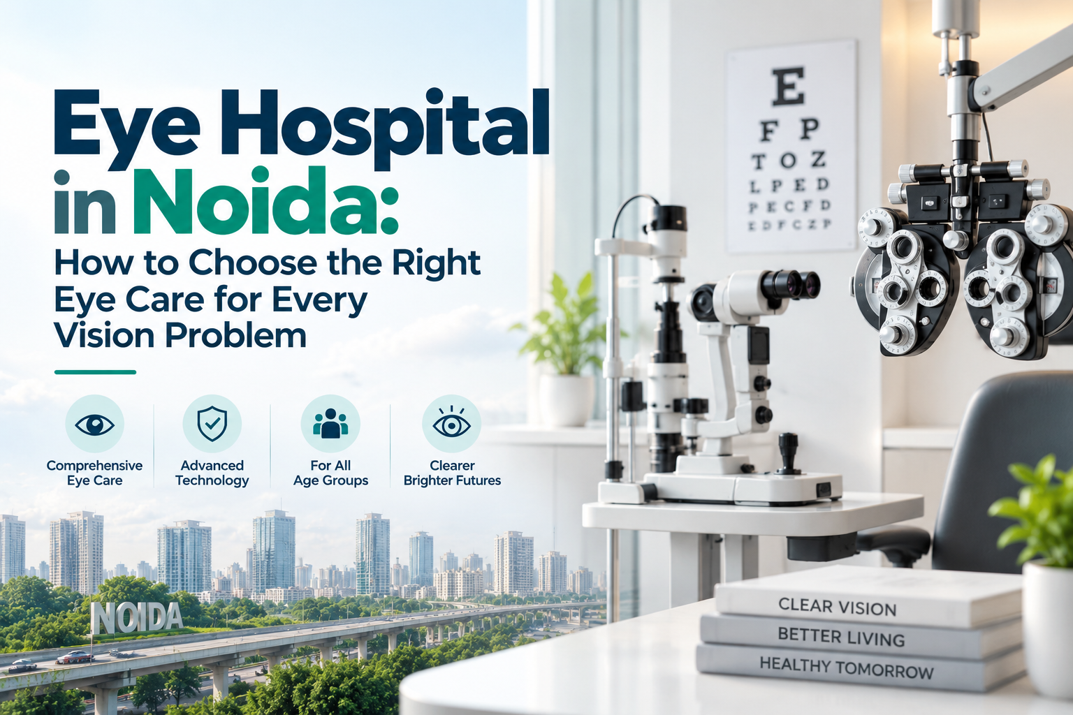 Eye Hospital in Noida: How to Choose the Right Eye Care for Every Vision Problem