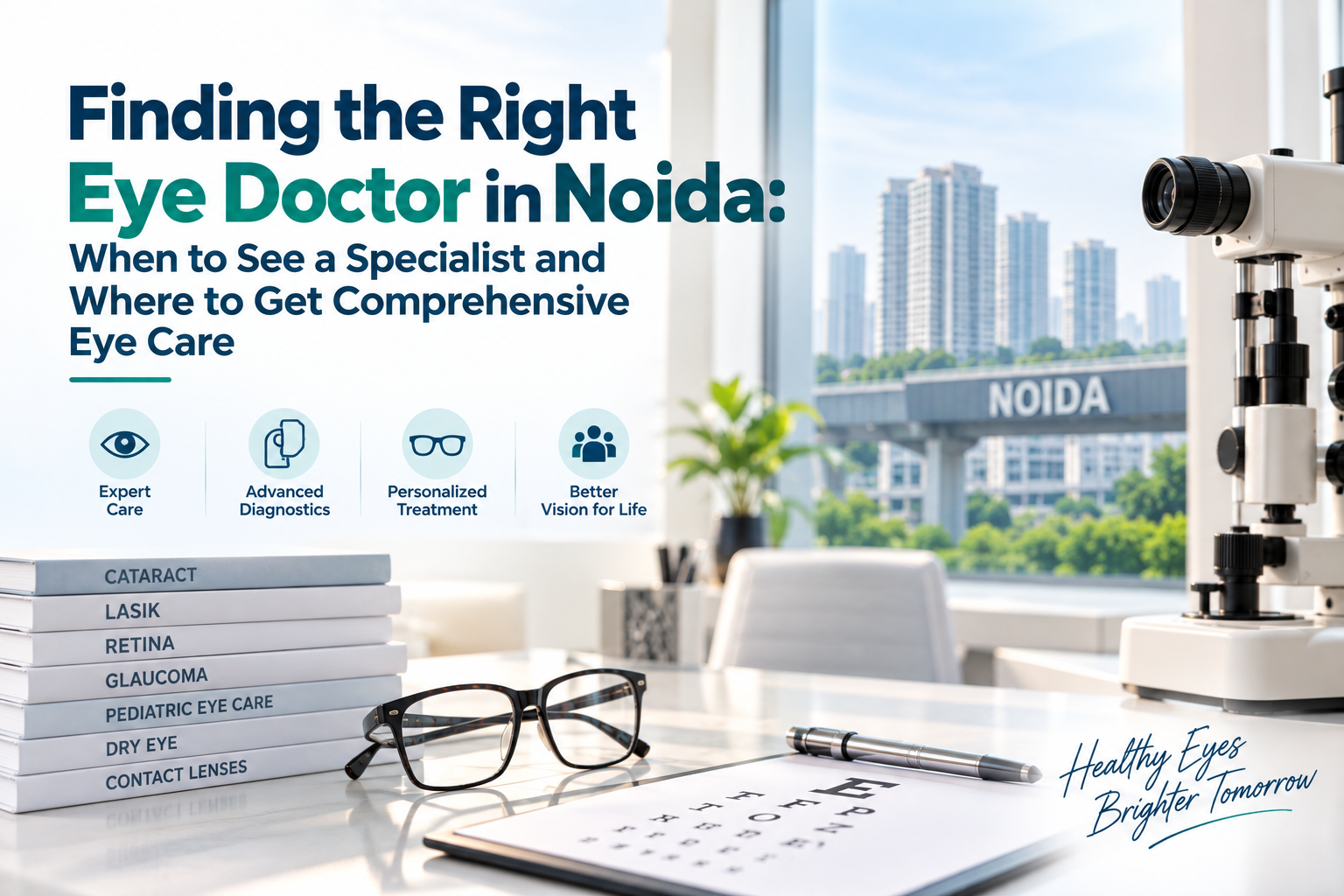 Finding the Right Eye Doctor in Noida: When to See a Specialist and Where to Get Comprehensive Eye Care